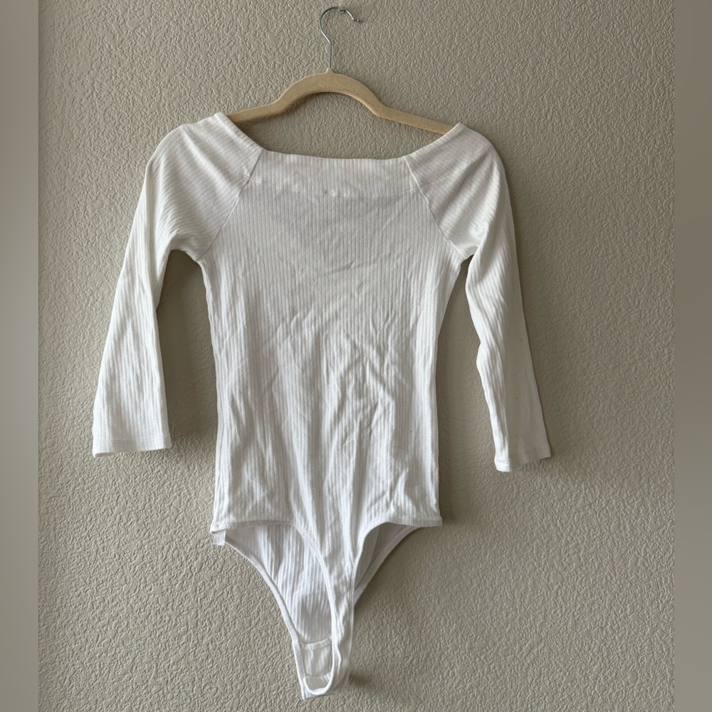 FP Ribbed V-Neck Bodysuit - Picture 2 of 3